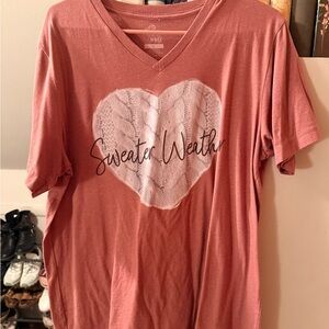Pink 'Sweater Weather' Graphic Tee